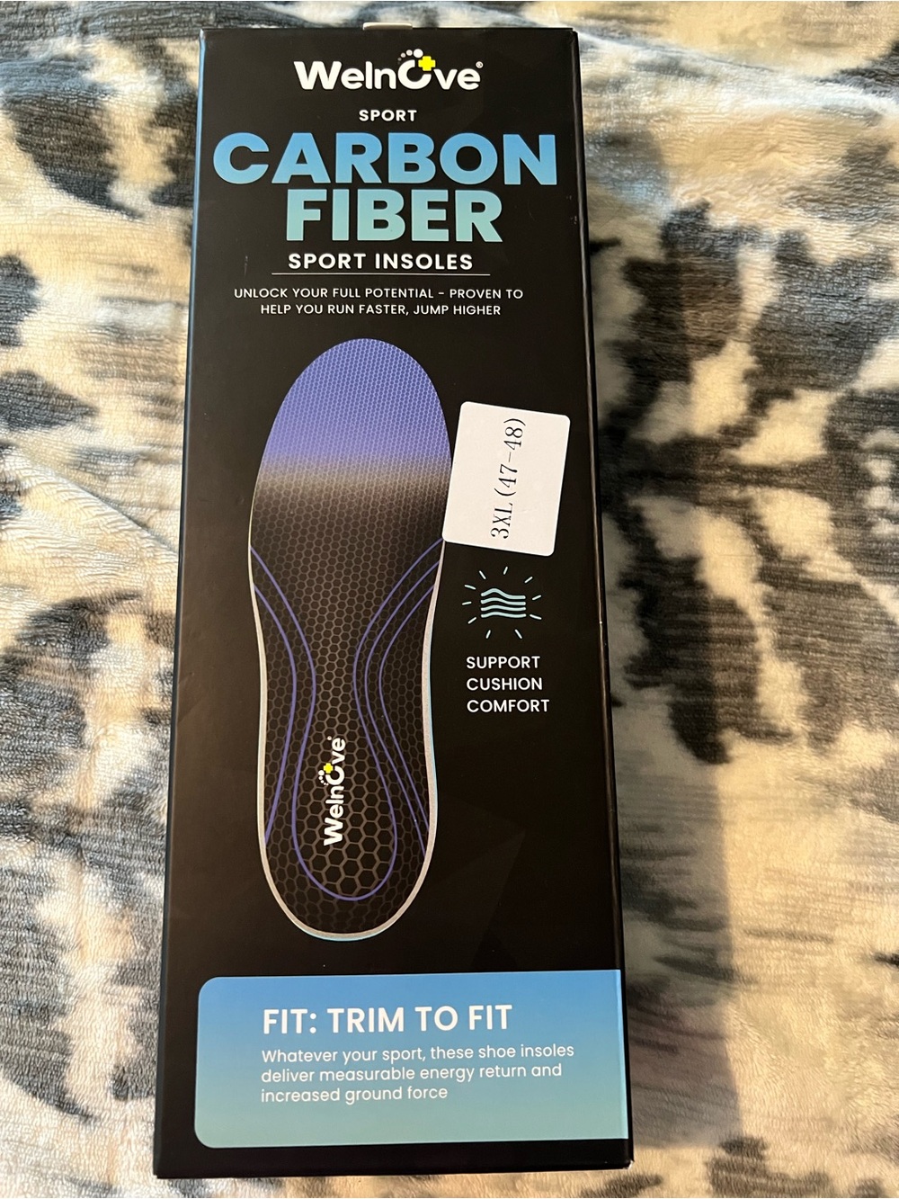 Welnove Carbon Fiber Sport Insoles